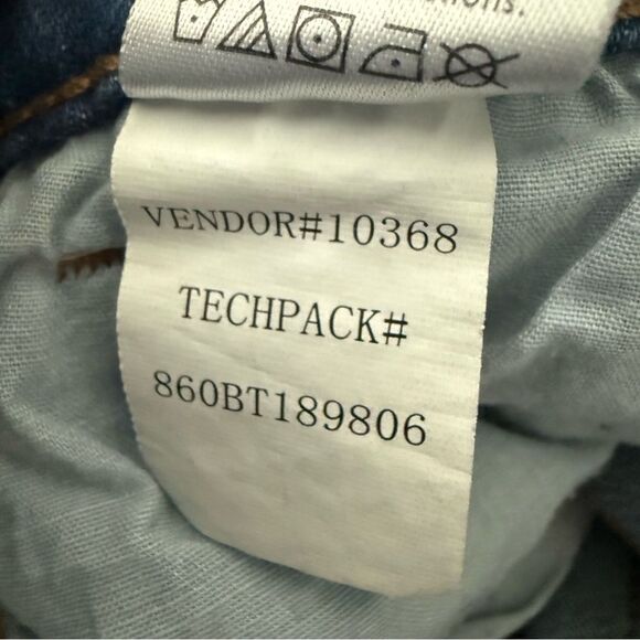 PacSun High Rise Jegging Blue Skinny Jeans with Two-Tone Design - Picture 7 of 7